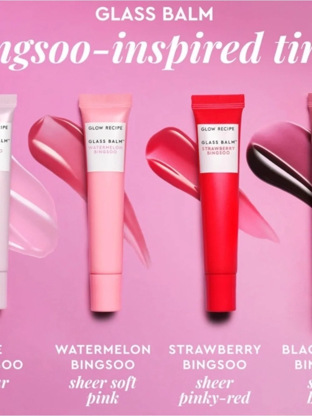 Laneige & Glow recipe lip balm 2 pc